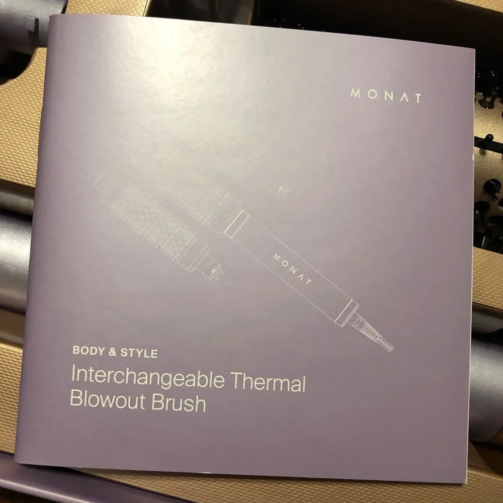 MONAT Interchangeable Thermal Blowout Brush - Purple